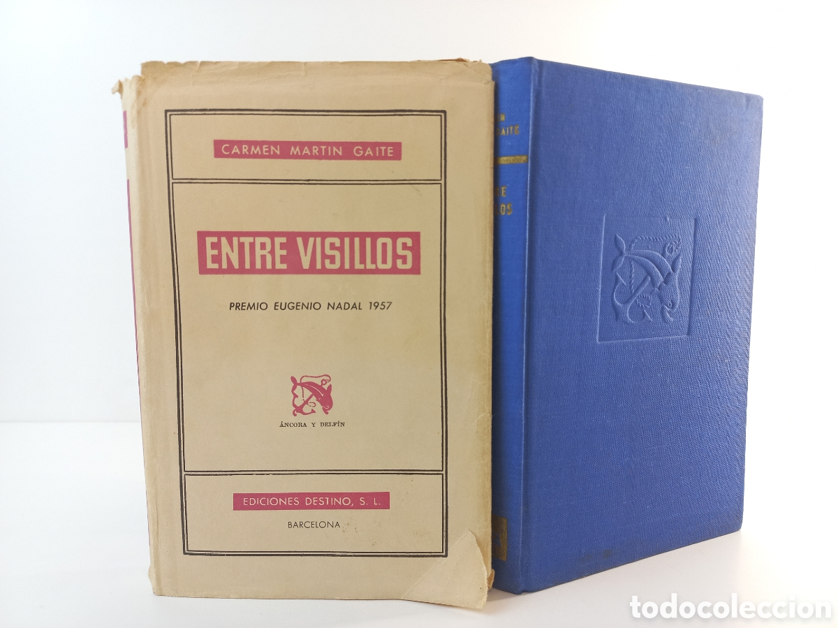 Libros de segunda mano: Entre Visillos. Carmen Mart&iacute;n Gaite. Destino, ancora y delf&iacute;n, primera edici&oacute;n, 1958.