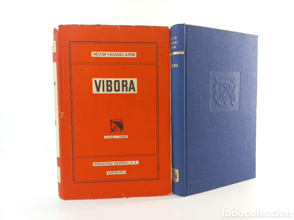 Libros de segunda mano: V&iacute;bora. H&eacute;ctor V&aacute;zquez Azpiri. Destino, ancora y delf&iacute;n, primera edici&oacute;n, 1956.