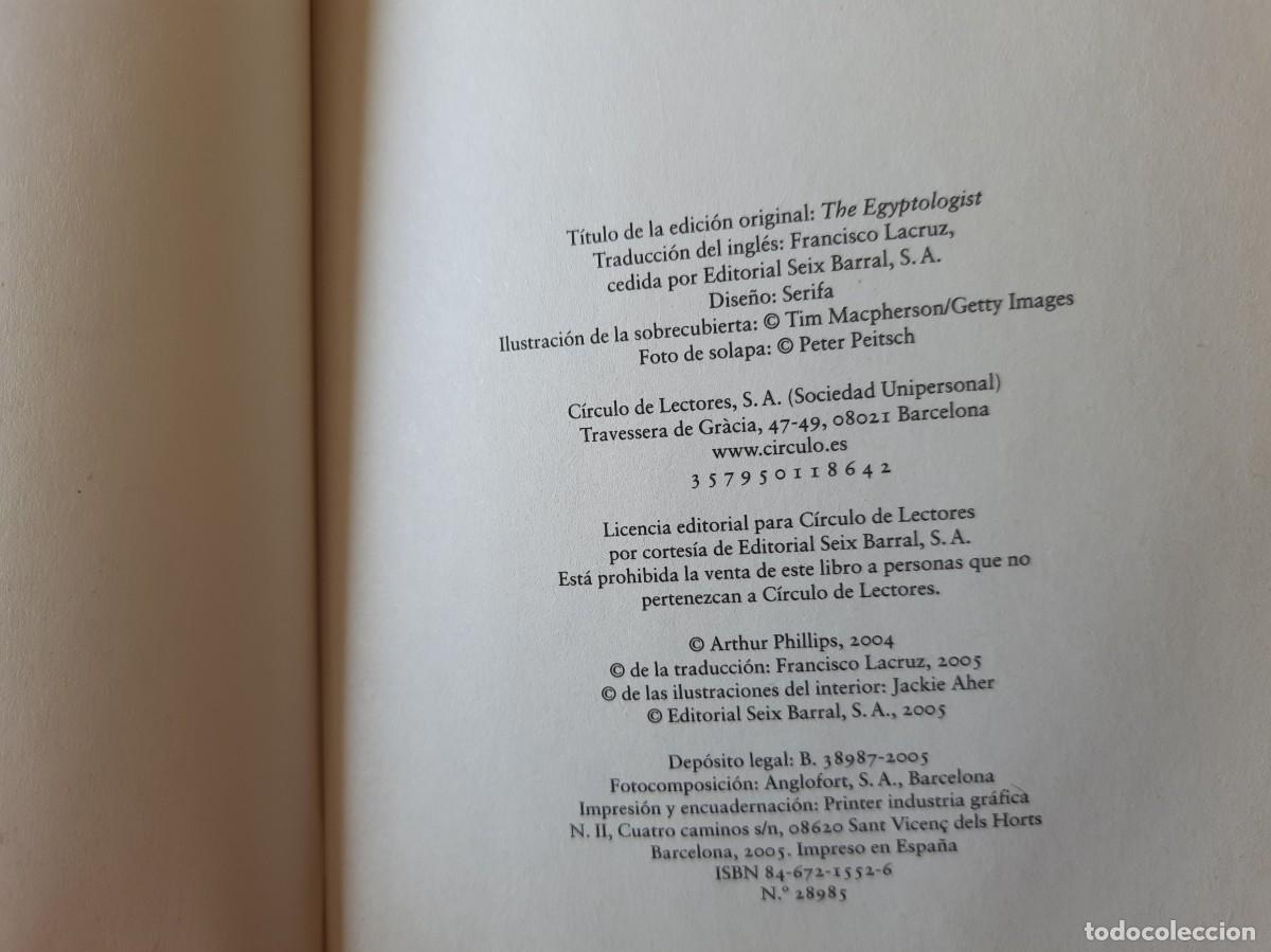 Libros de segunda mano: El egipt&oacute;logo. Arthur Phillips - Foto 8