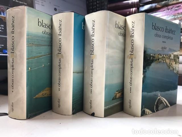 Libros de segunda mano: OBRAS COMPLETAS VICENTE BLASCO IB&Aacute;&Ntilde;EZ - 4 TOMOS - ED. AGUILAR - 1977