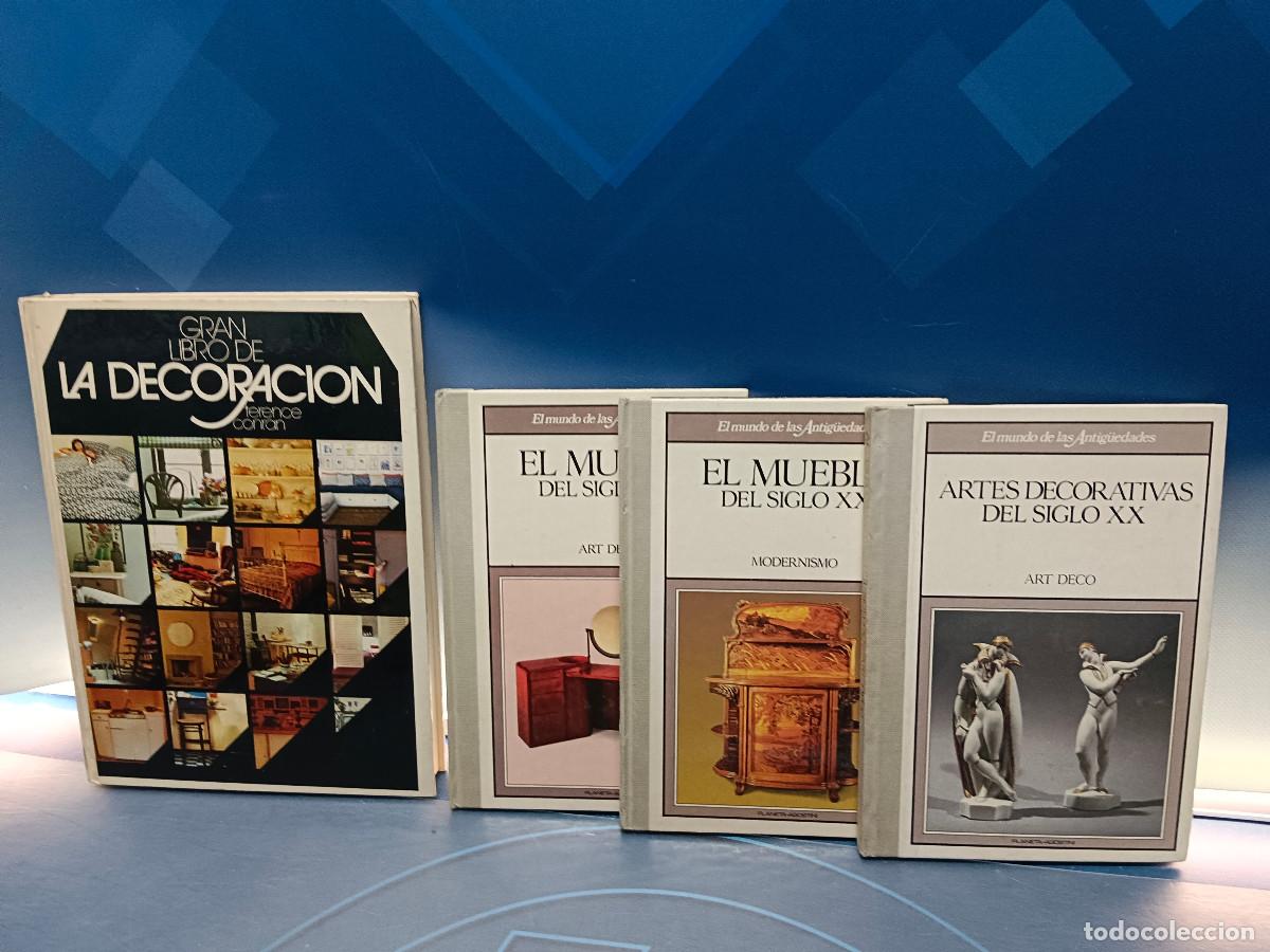 Libros de segunda mano: 4 tomos, 3 libros el mundo de las antig&uuml;edades + Gran libro de la decoraci&oacute;n