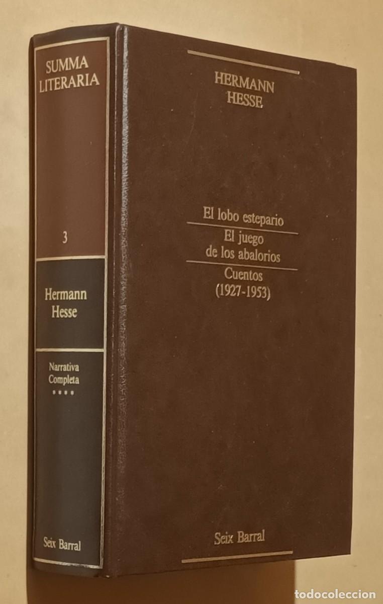 Libros de segunda mano: EL LOBO ESTEPARIO / EL JUEGO DE LOS ABALORIOS / CUENTOS - HERMANN HESSE - SEIX BARRAL - 1985