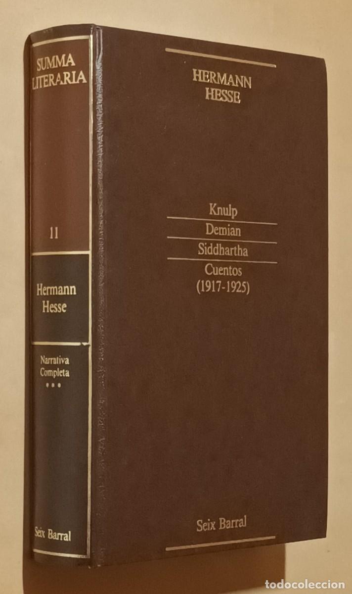 Libros de segunda mano: NARRATIVA COMPLETA 3 - HERMANN HESSE - SEIX BARRAL - 1985