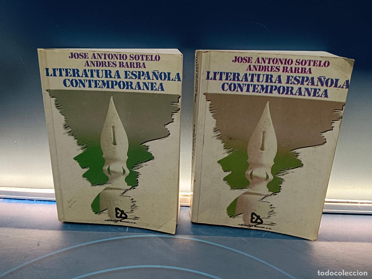 Libros de segunda mano: 2 tomos, LITERATURA ESPA&Ntilde;OLA CONTEMPORANEA - EDITORIAL DOSSAT - 1990