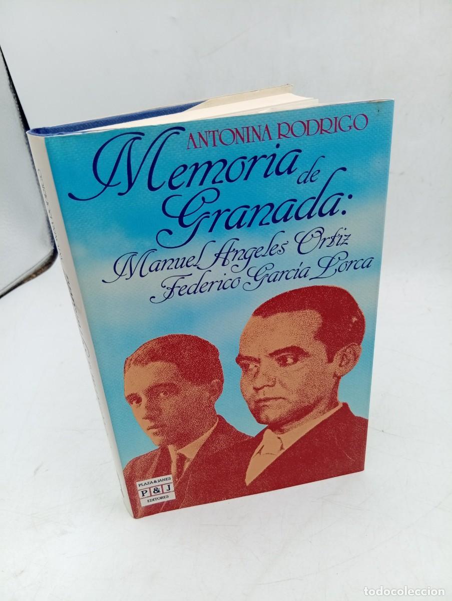 Libros de segunda mano: MEMORIA DE GRANADA : MANUEL ANGELES ORTIZ FEDERICO GARCIA LORCA. ANTONIA RODRIGO. 1&ordf; EDICION. 1984.