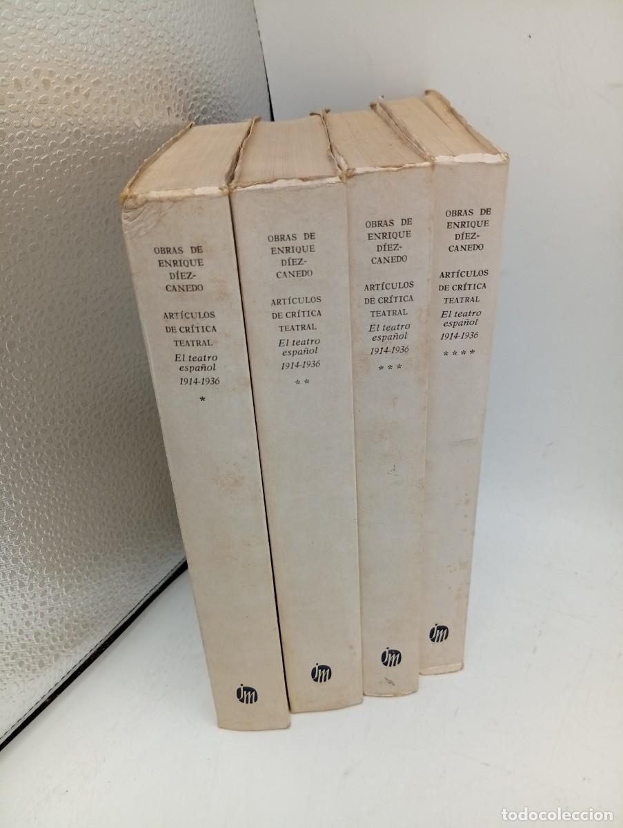 Libros de segunda mano: EL TEATRO ESPA&Ntilde;OL DE 1914 A 1936. OBRAS DE ENRIQUE DIEZ-CANEDO. 4 TOMOS. 1968. PAGS: 306/338/265/241