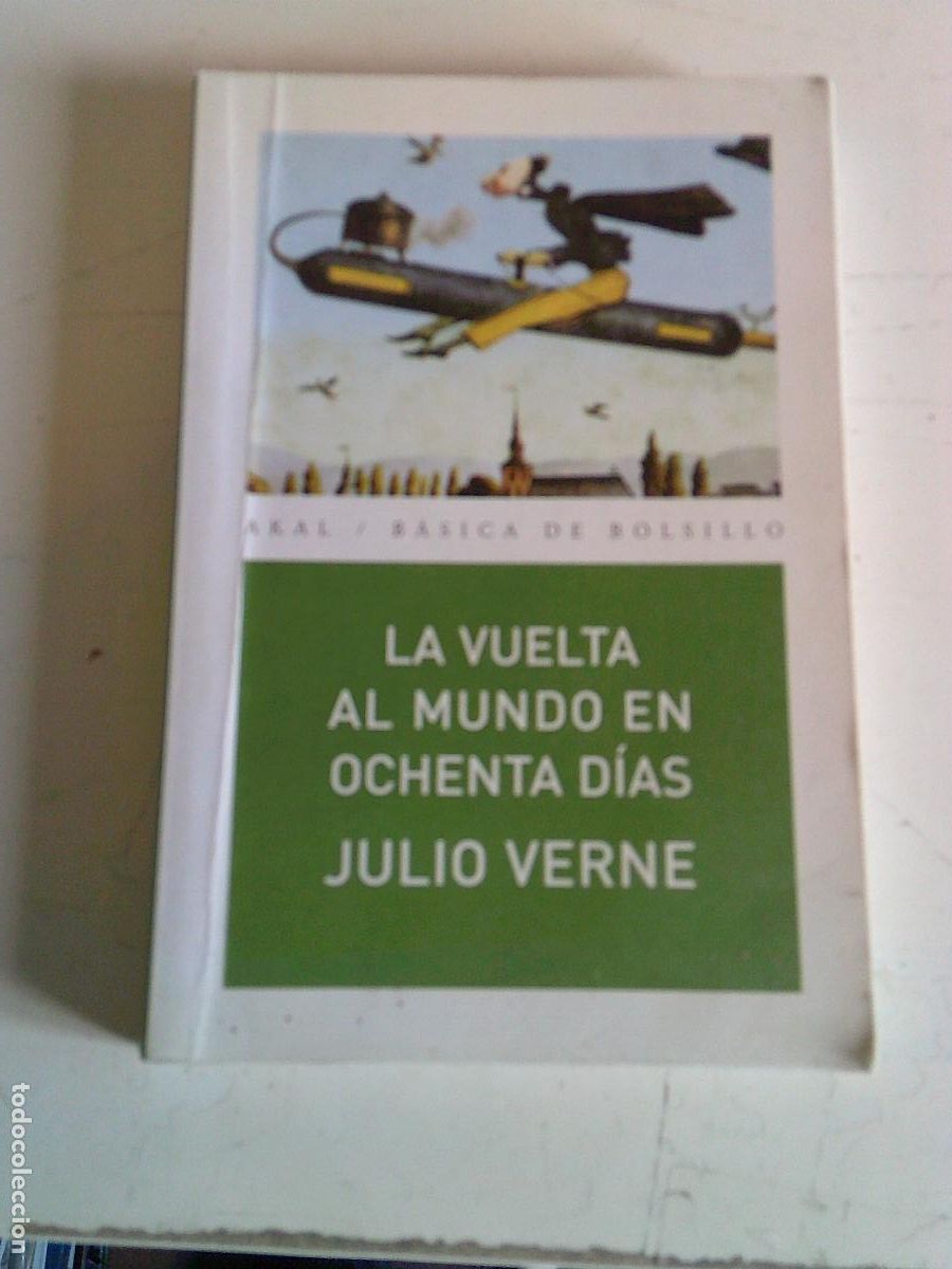 Libros de segunda mano: La vuelta al mundo en ochenta d&iacute;as Julio Verne Akal