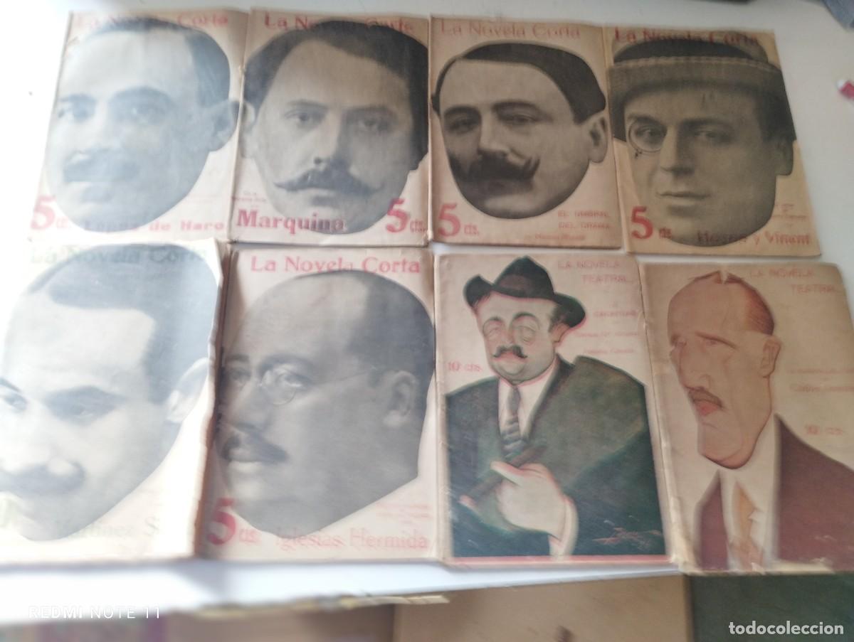 Libros de segunda mano: LA NOVELA CORTA -A&Ntilde;OS 1916-1917 -8 EJEMPLARES