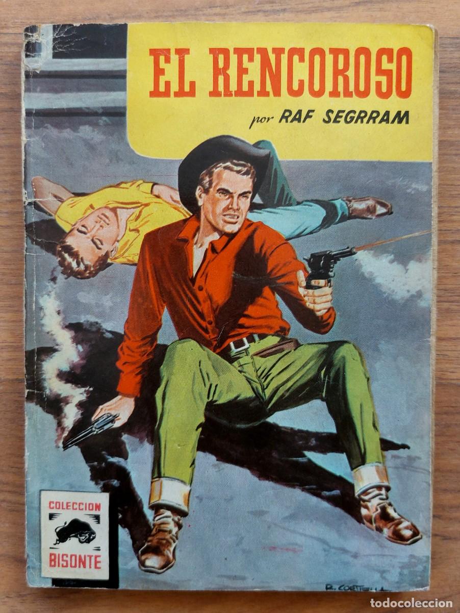 Libri di seconda mano: COLECCION BISONTE OESTE N&ordm; 608-EL RENCOROSO (RAF SEGRRAM) NOVELAS-BOLSILIBROS-PULP