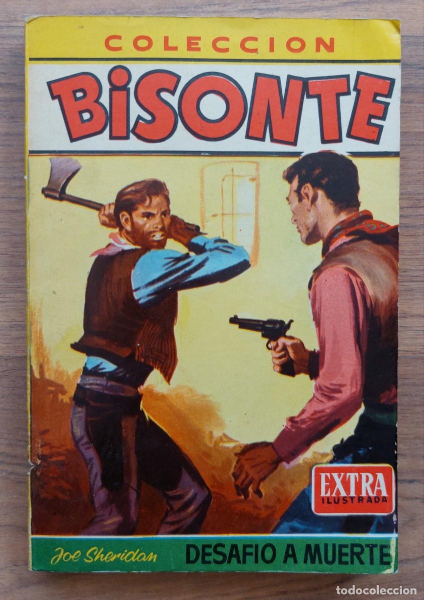 Libri di seconda mano: BISONTE EXTRA ILUSTRADA BRUGUERA OESTE N&ordm; 342-DESAFIO A LA MUERTE (JOE SHERIDAN) NOVELAS-BOLSILIBROS