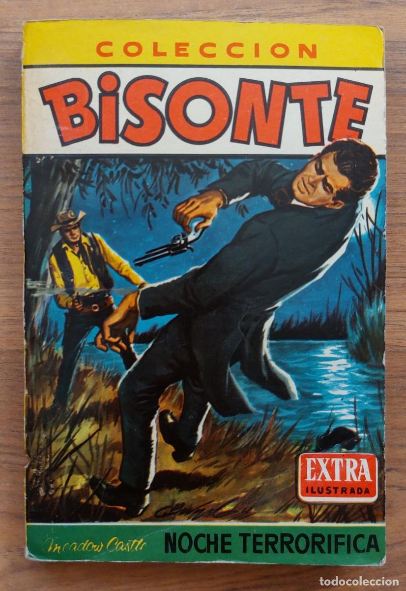 Libros de segunda mano: BISONTE EXTRA ILUSTRADA BRUGUERA OESTE N&ordm; 321-NOCHE TERRORIFICA (MEADOW CASTLE) NOVELAS-BOLSILIBROS
