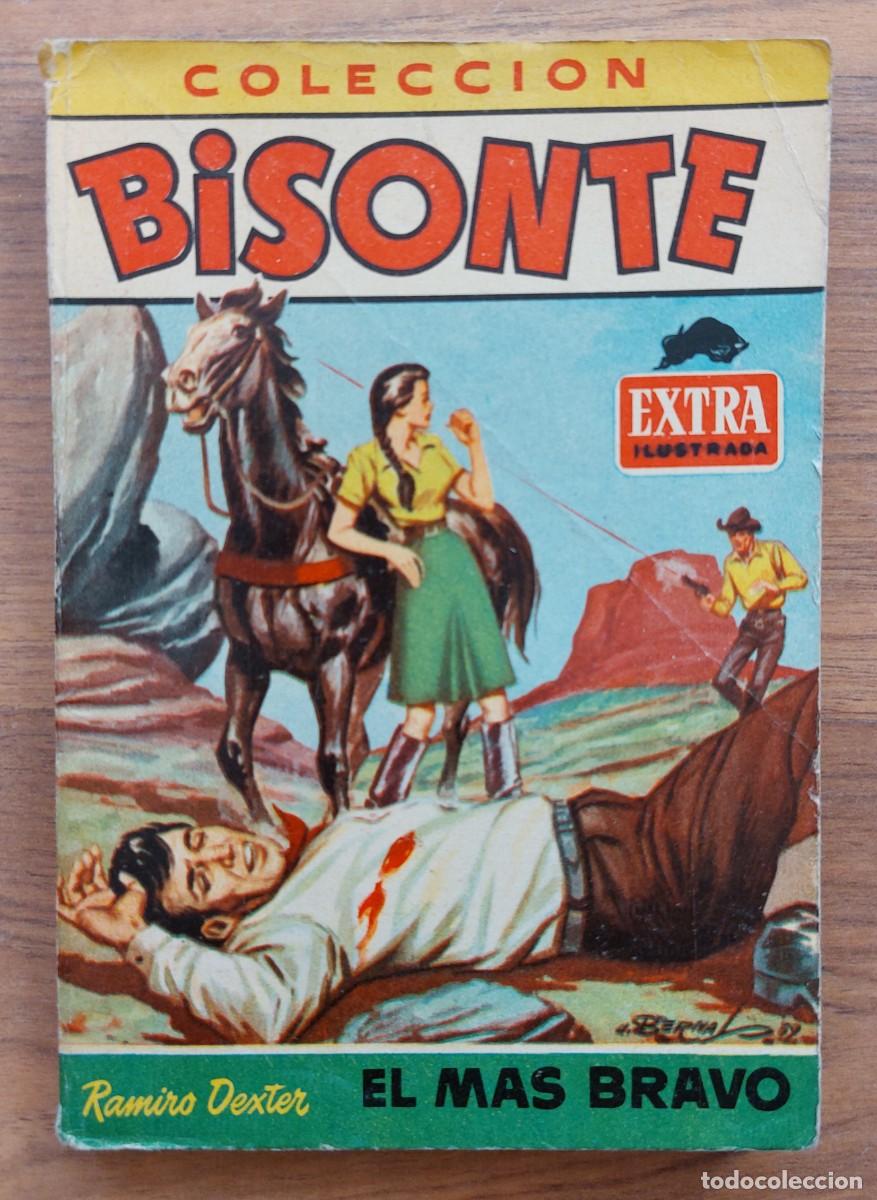 Libros de segunda mano: BISONTE EXTRA ILUSTRADA BRUGUERA OESTE N&ordm; 232-EL MAS BRAVO (RAMIRO DEXTER) NOVELAS-BOLSILIBROS-PULP