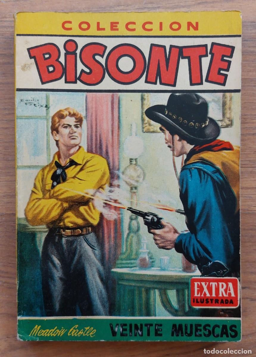 Libros de segunda mano: BISONTE EXTRA ILUSTRADA BRUGUERA OESTE N&ordm; 211-VEINTE MUESCAS (MEADOW CASTLE) NOVELAS-BOLSILIBROS-PUL