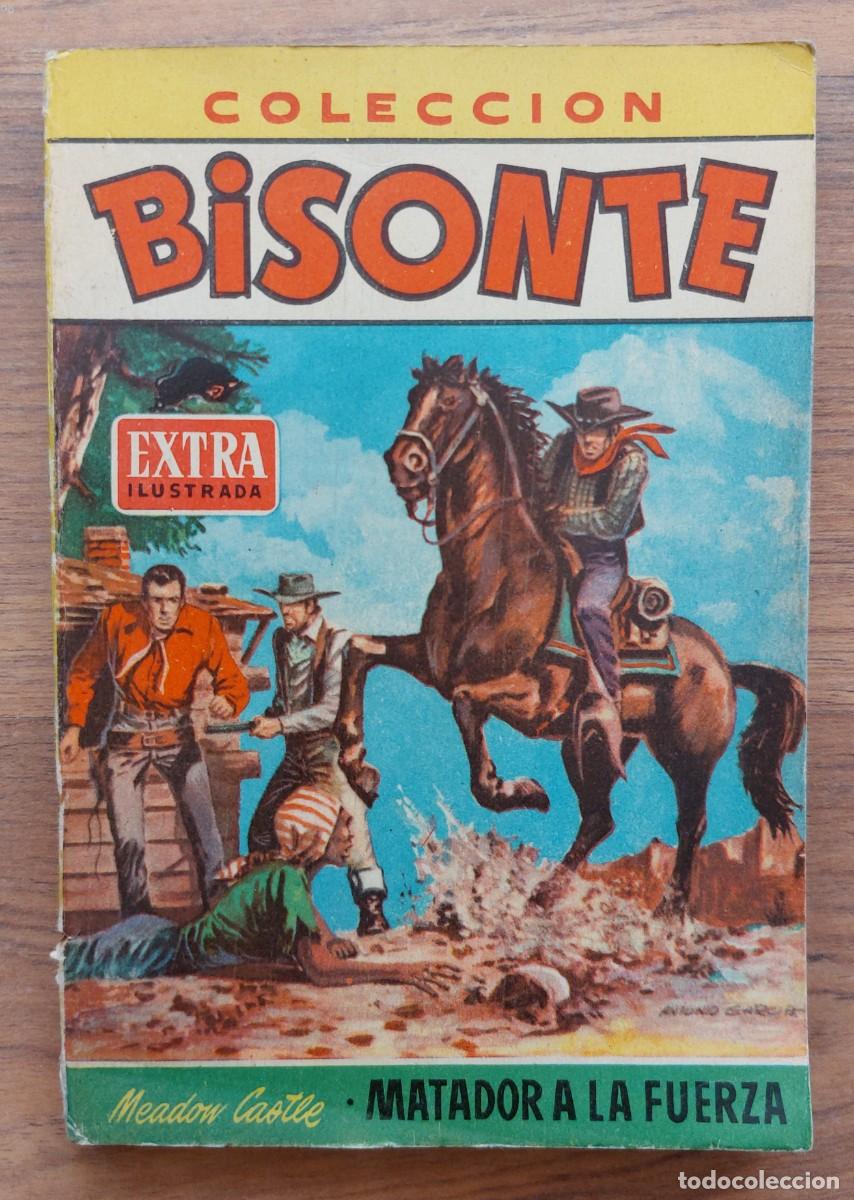 Libros de segunda mano: BISONTE EXTRA ILUSTRADA BRUGUERA OESTE N&ordm; 181-MATADOR A LA FUERZA (MEADOW CASTLE) NOVELAS-PULP