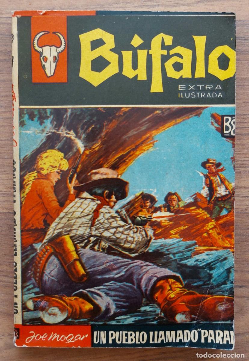 Libros de segunda mano: BUFALO EXTRA ILUSTRADA BRUGUERA OESTE N&ordm; 337-UN PUEBLO LLAMADO PARAISO (JOE MOGAR) NOVELAS-PULP