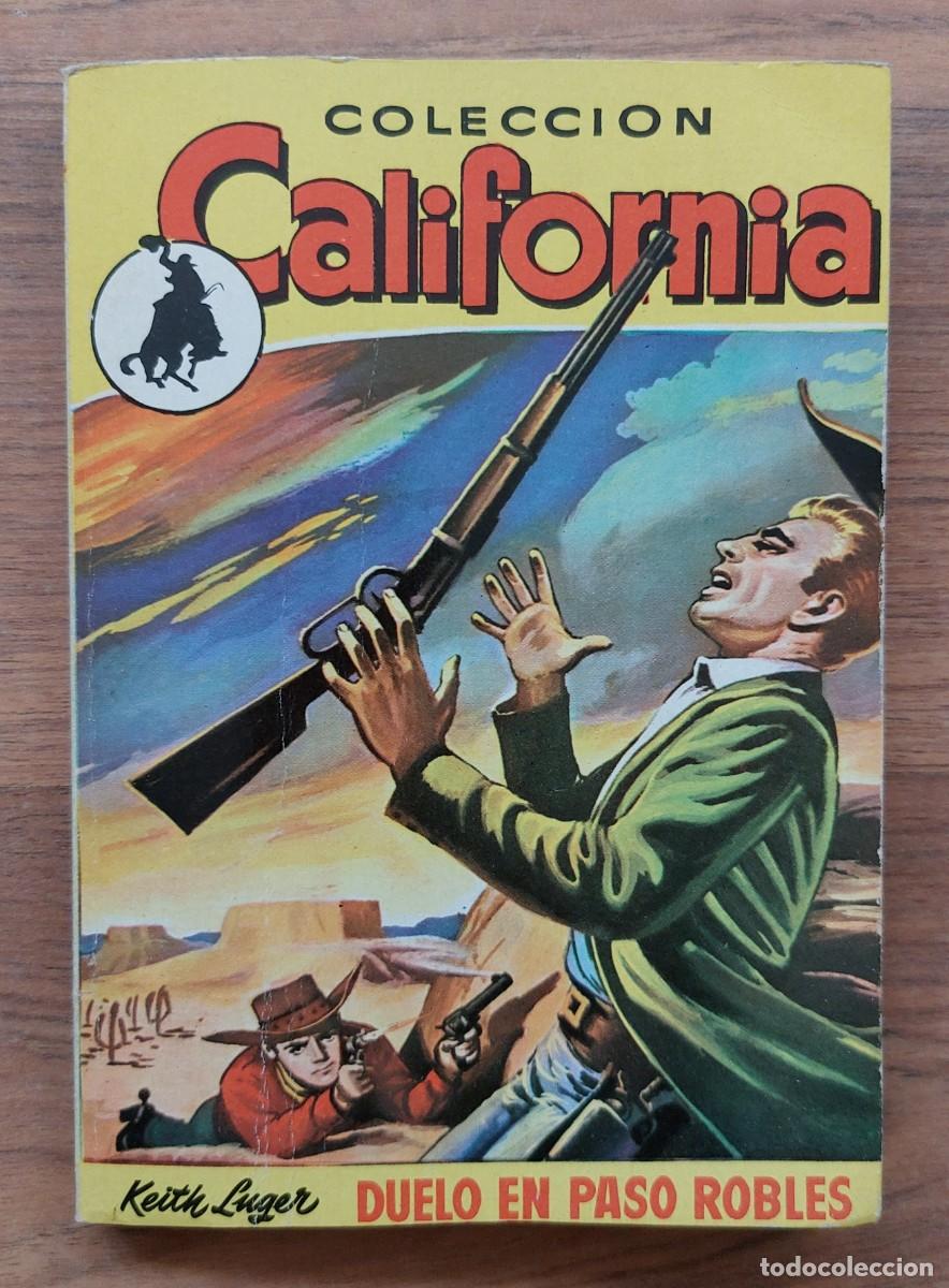Libros de segunda mano: COLECCION CALIFORNIA OESTE N&ordm; 186-DUELO EN PASO ROBLES (KEITH LUGER) NOVELAS-BOLSILIBROS-PULP