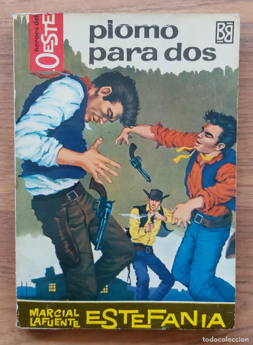 Libros de segunda mano: COLECCION HEROES DEL OESTE N&ordm; 231-PLOMO PARA DOS (M.L.ESTEFANIA) NOVELAS-BOLSILIBROS-PULP