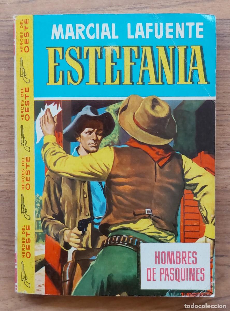 Libros de segunda mano: COLECCION HEROES DEL OESTE N&ordm; 43-HOMBRES DE PASQUINES (M.L.ESTEFANIA) NOVELAS-BOLSILIBROS-PULP