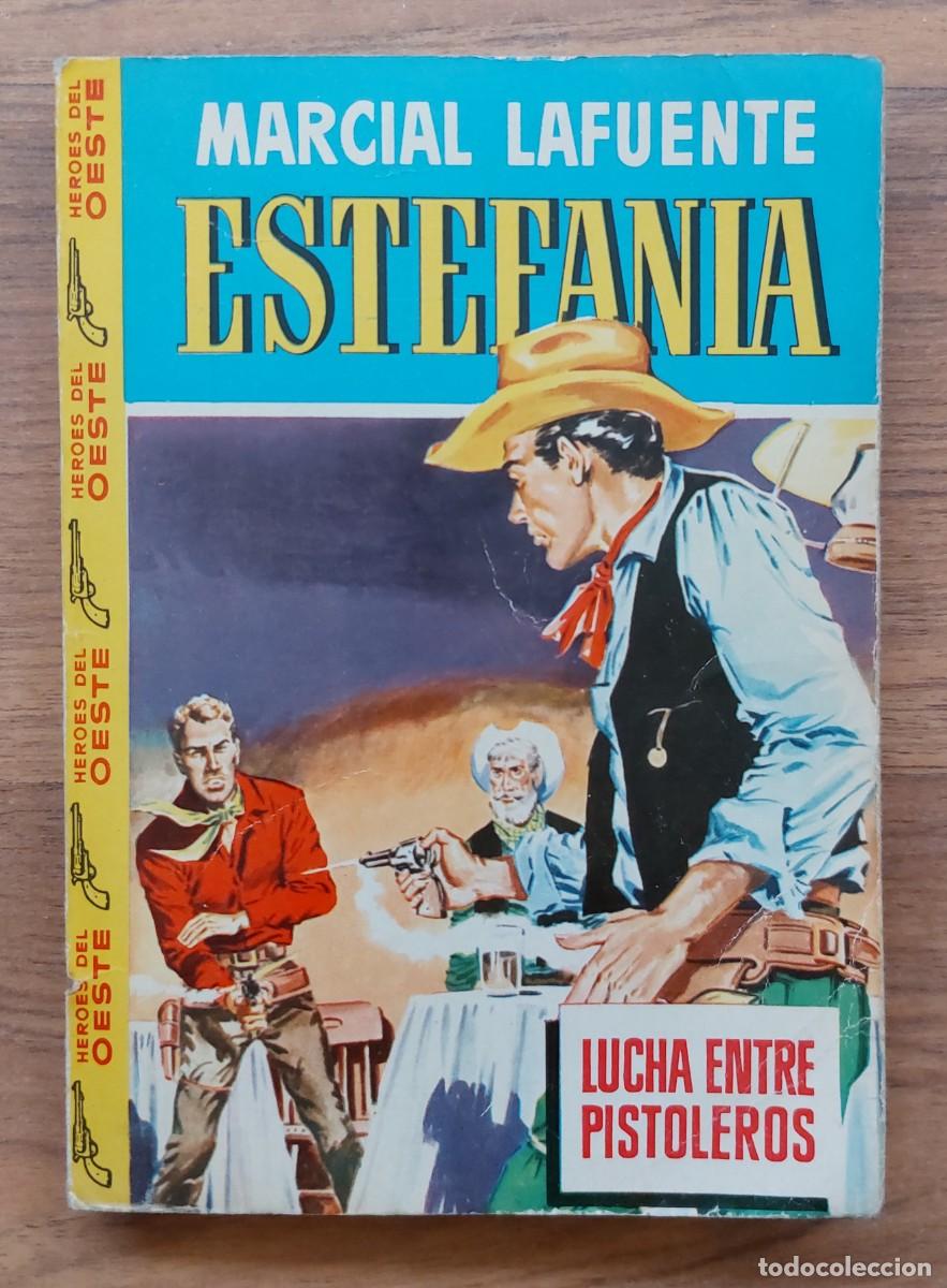 Libros de segunda mano: COLECCION HEROES DEL OESTE N&ordm; 19-LUCHA ENTRE PISTOLEROS (M.L.ESTEFANIA) NOVELAS-BOLSILIBROS-PULP