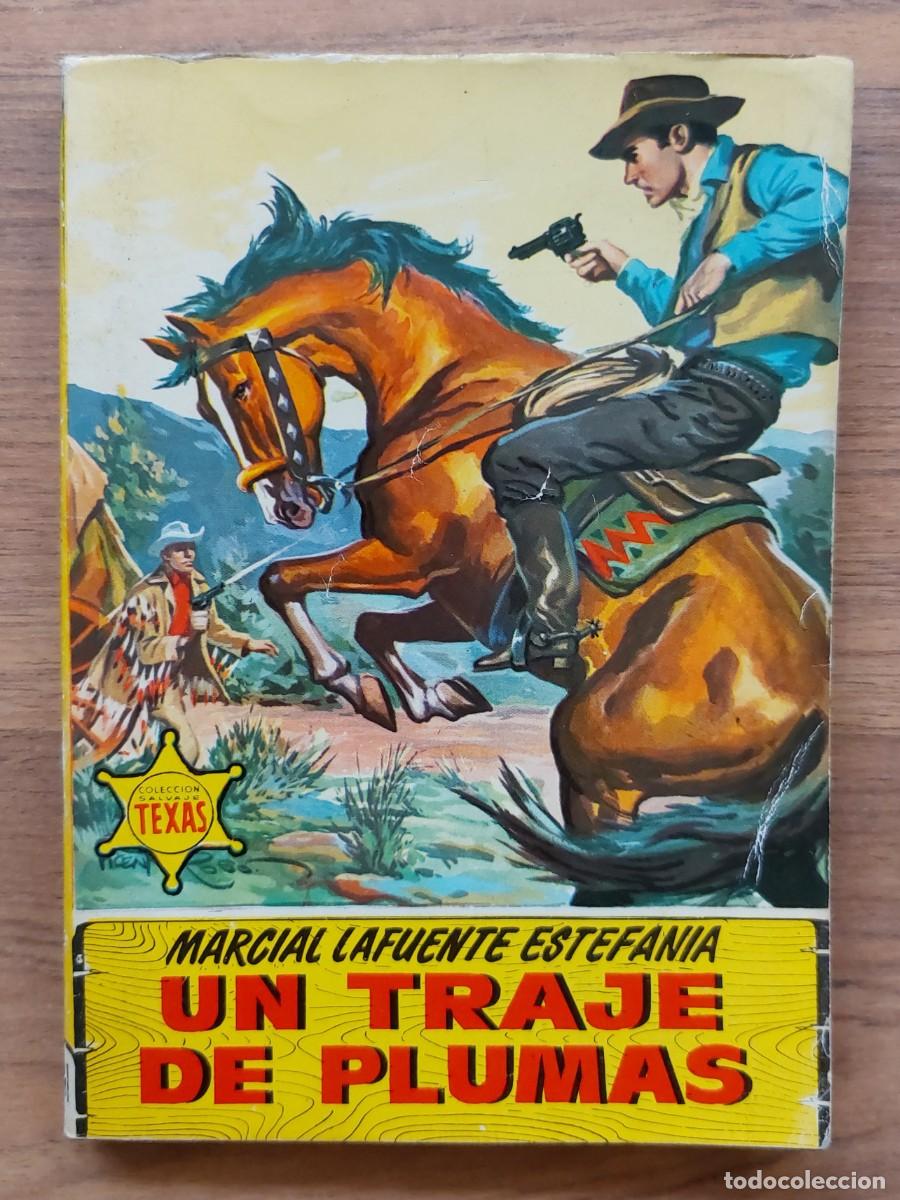 Libros de segunda mano: COLECCION SALVAJE TEXAS OESTE N&ordm; 281-UN TRAJE DE PLUMAS (M.L.ESTEFANIA) NOVELAS-BOLSILIBROS-PULP