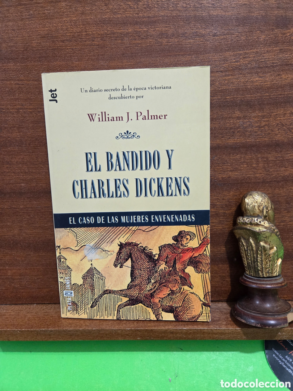 Libros de segunda mano: WILLIAM J. PALMER...&rdquo;&rdquo;EL BANDIDO Y CHARLES DICKENS&rdquo;&rdquo;...PLAZA Y JANES...1998...