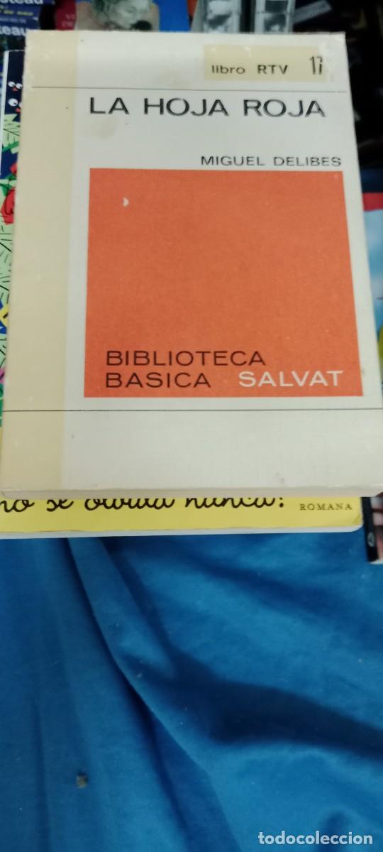 Libros de segunda mano: LA HOJA ROJA MIGUEL DELIBES LIBRO GG-BTJ