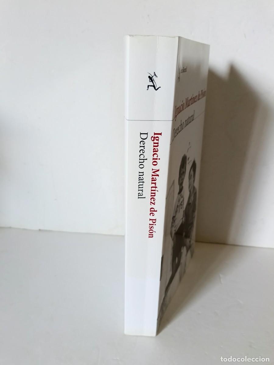 Libros de segunda mano: Derecho natural Ignacio Mart&iacute;nez de Pis&oacute;n - Foto 2