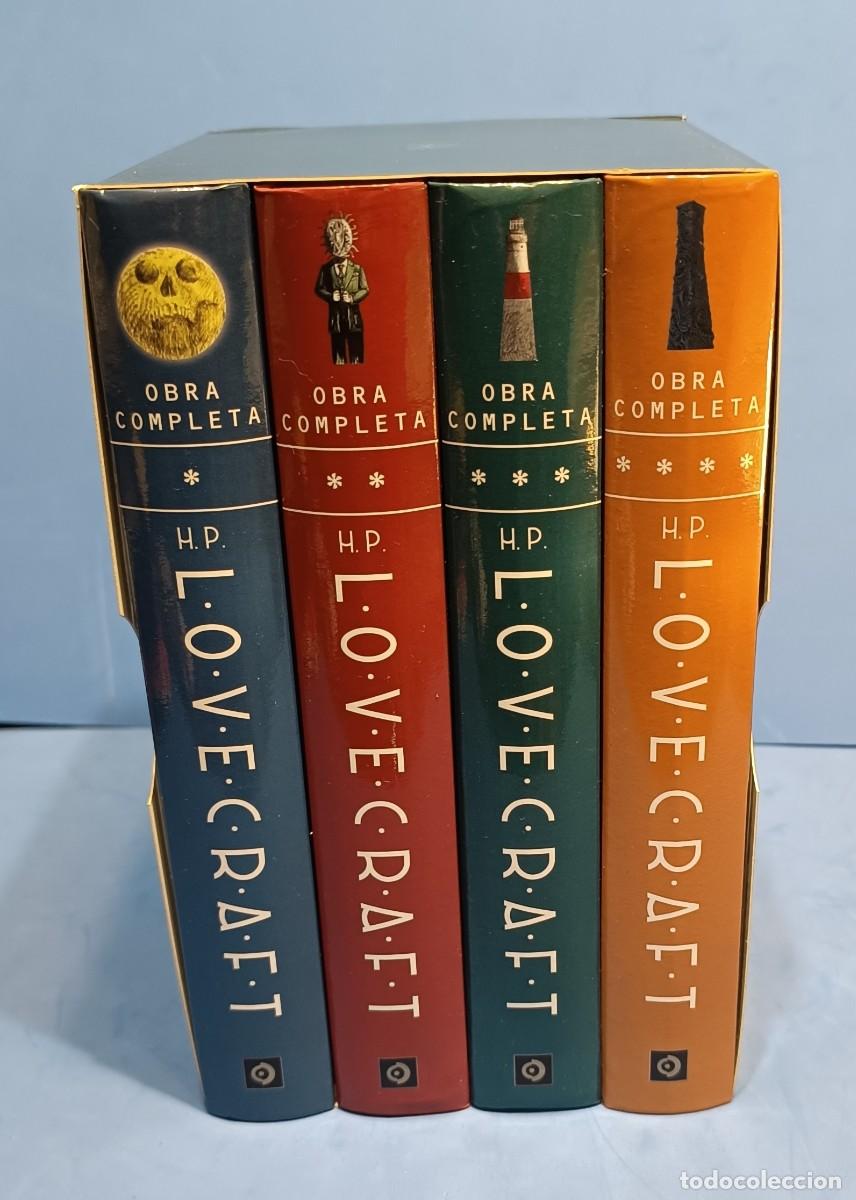 Libros de segunda mano: Lovecraft - obra completa - 4 tomos en un cofre
