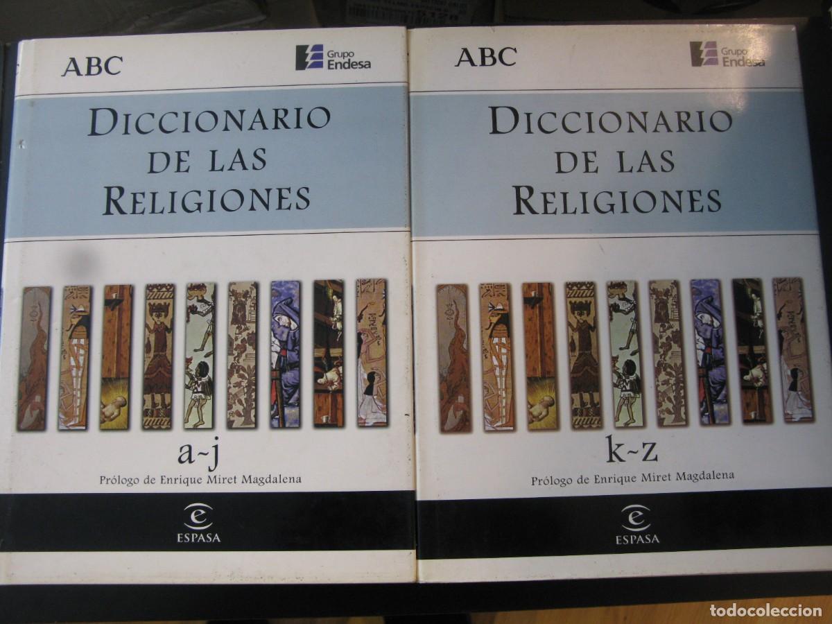 Libros de segunda mano: DICCIONARIO DE LAS RELIGIONES 2 TOMOS ( OBRA COMPLETA ) ESPASA