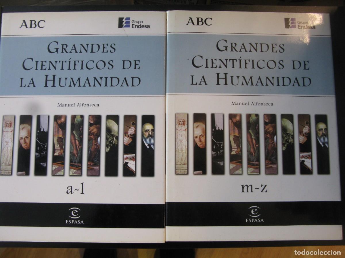 Libros de segunda mano: Grandes Cient&iacute;ficos de la Humanidad. Manuel Alfonseca. 2 tomos. Espasa Calpe