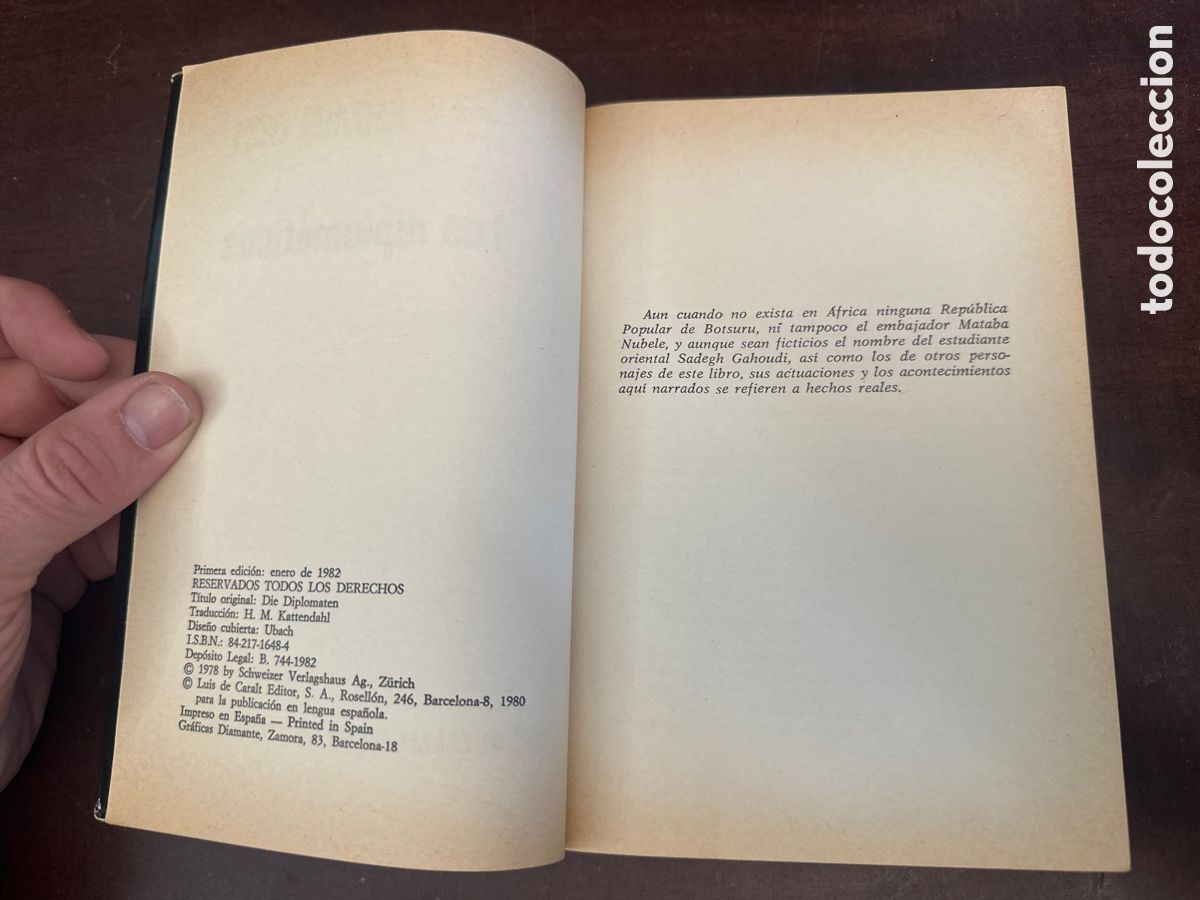 Libros de segunda mano: Los diplom&aacute;ticos - Armin Och - Foto 3