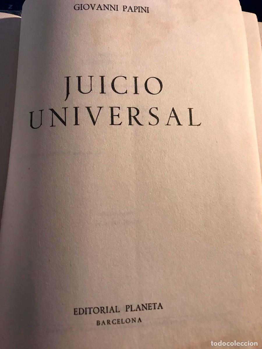Libros de segunda mano: Juicio Universal, de Giovanni Papini