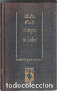 Libros de segunda mano: Ensayos. Art&iacute;culos. Oscar Wilde