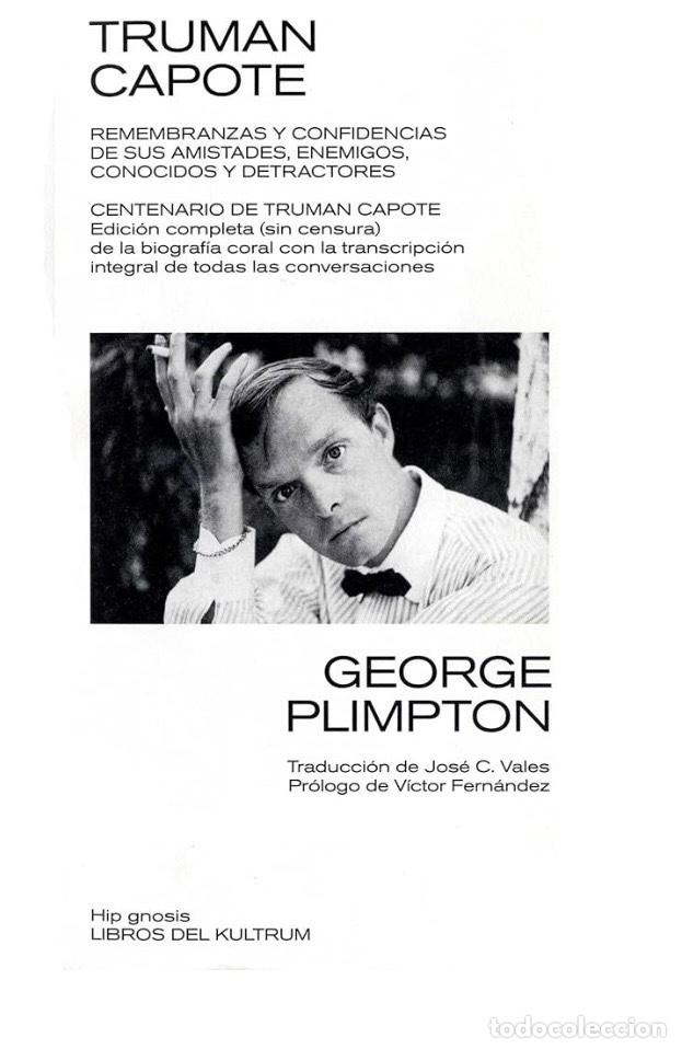 Libros de segunda mano: TRUMAN CAPOTE George Plimpton