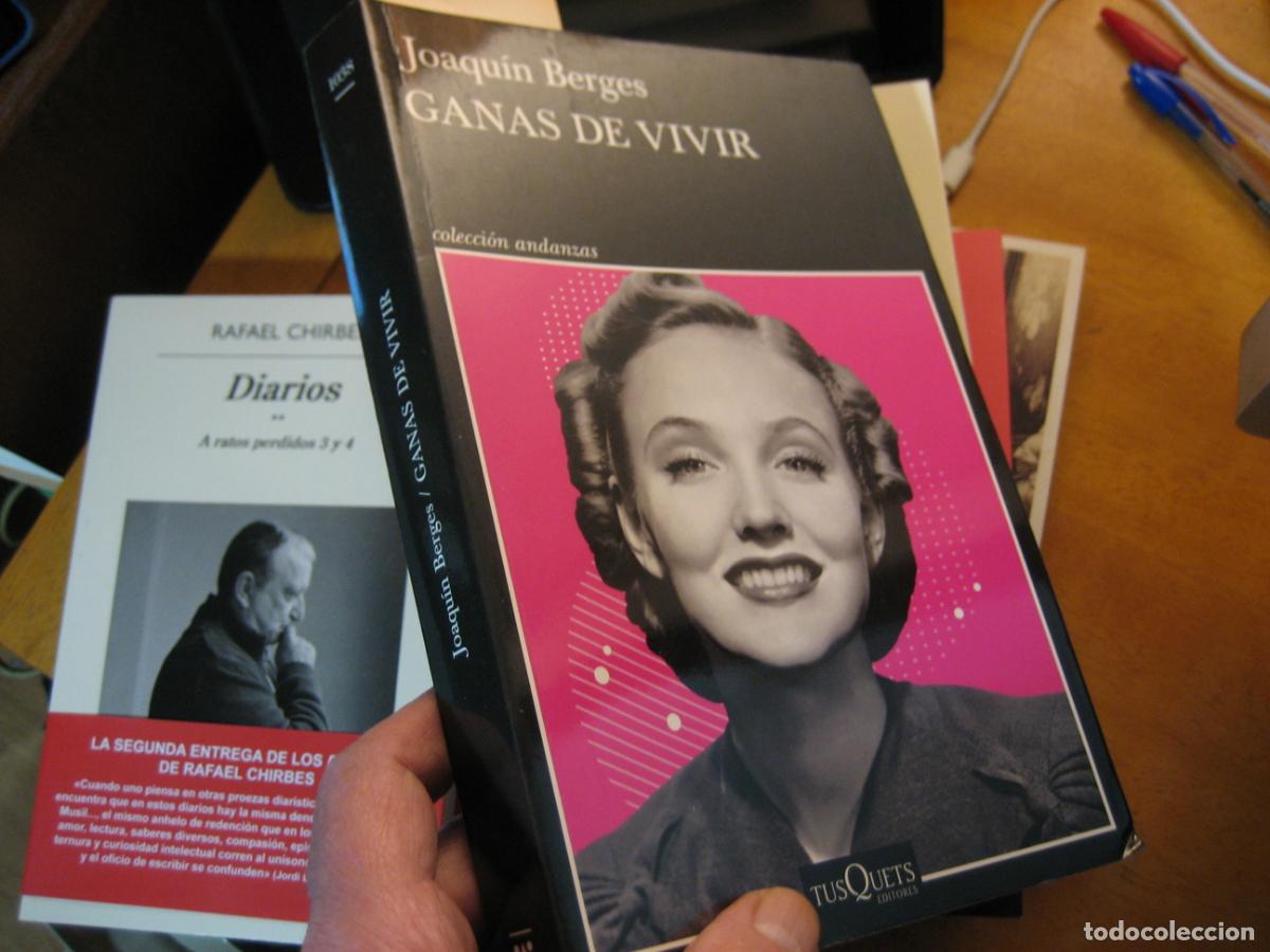 Libros de segunda mano: Ganas de vivir Joaqu&iacute;n Berges. Coleccionan danzas tusquets