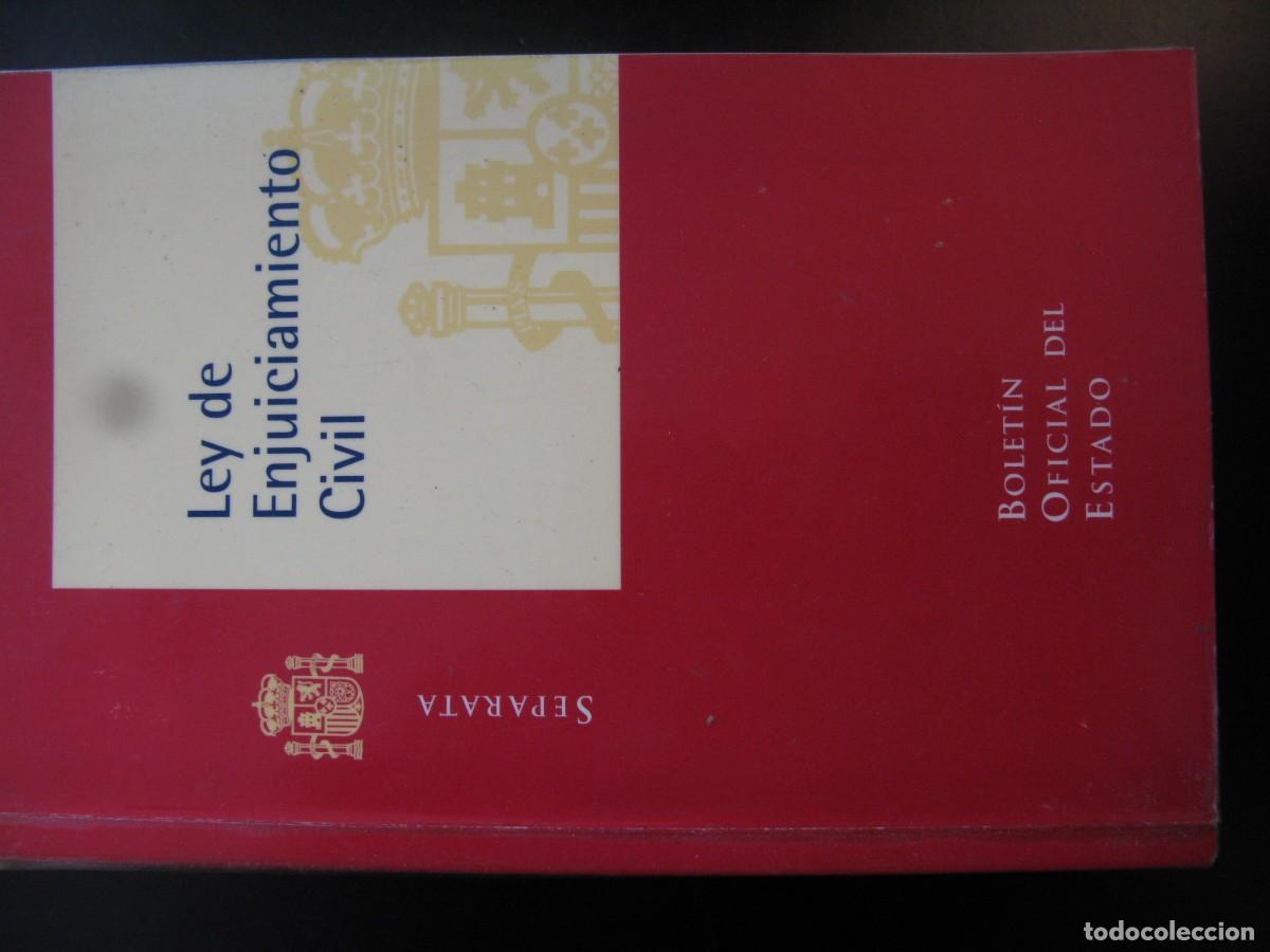 Libros de segunda mano: LEY DE ENJUICIAMIENTO CIVIL. BOLETIN OFICIAL DEL ESTADO
