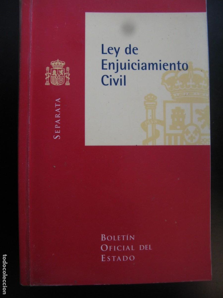 Gebrauchte B&uuml;cher: LEY DE ENJUICIAMIENTO CIVIL. BOLETIN OFICIAL DEL ESTADO