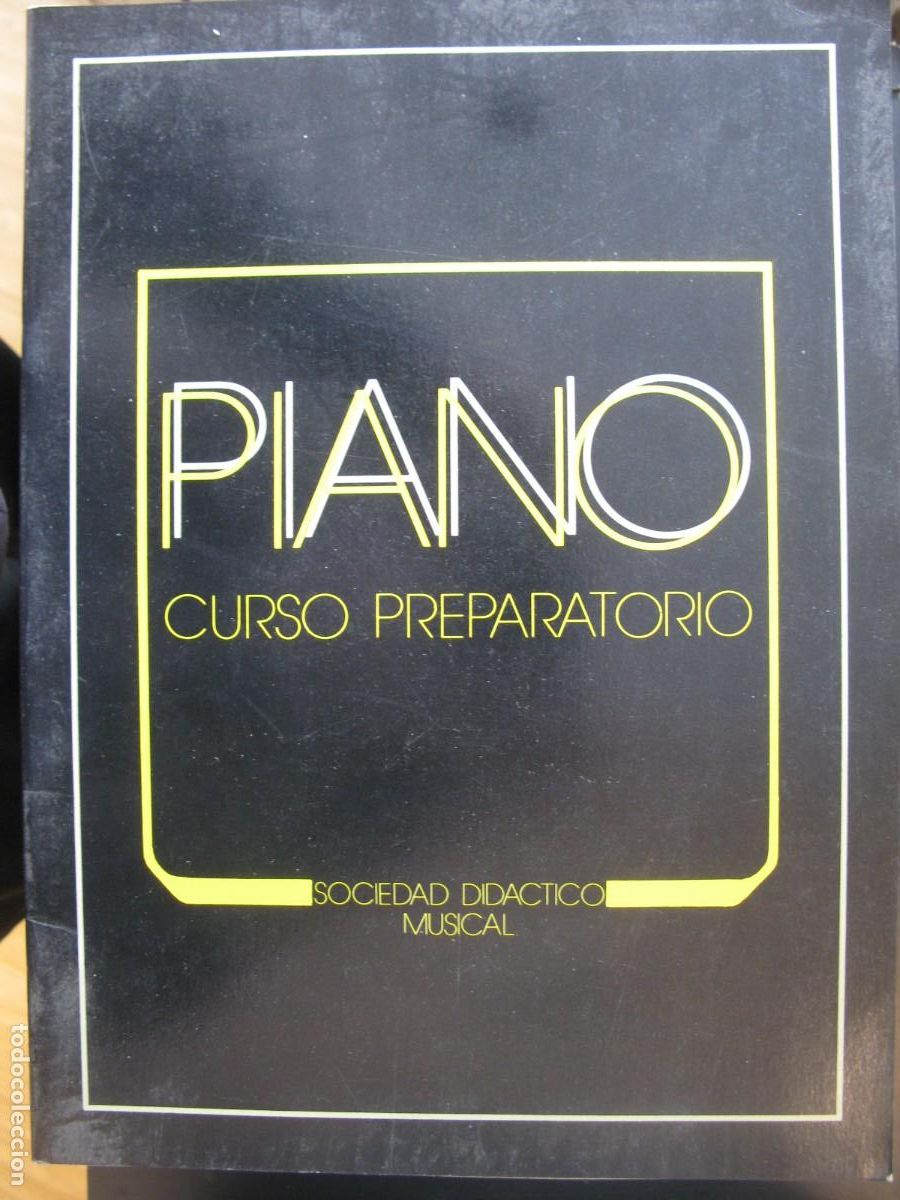 Gebrauchte B&uuml;cher: Piano Curso Preparatorio (Metodo) para Piano (Negro) SDM Publicado por Sociedad Didactico Musical