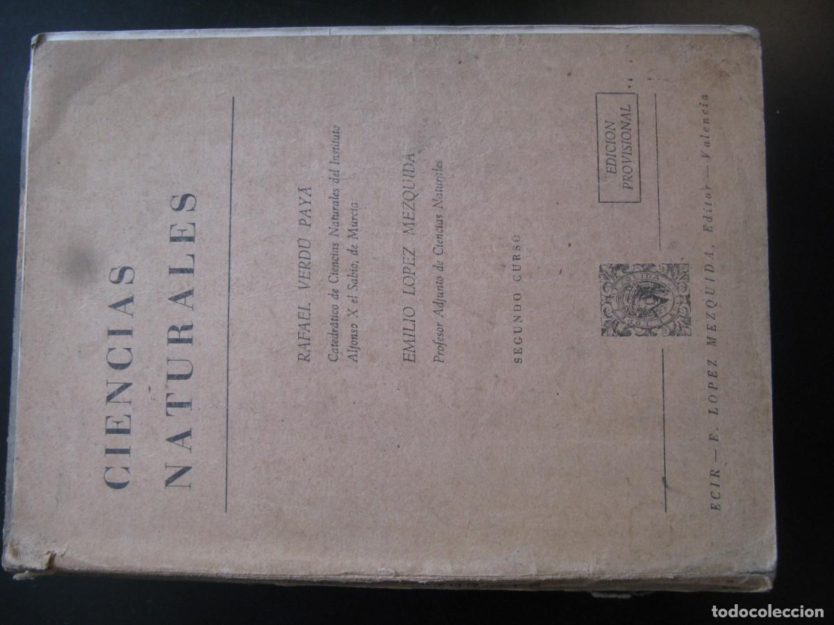 Libros de segunda mano: CIENCIAS NATURALES SEGUNDO CURSO - RAFAEL VERDU PAYA , EMILIO LOPEZ MEZQUIDA