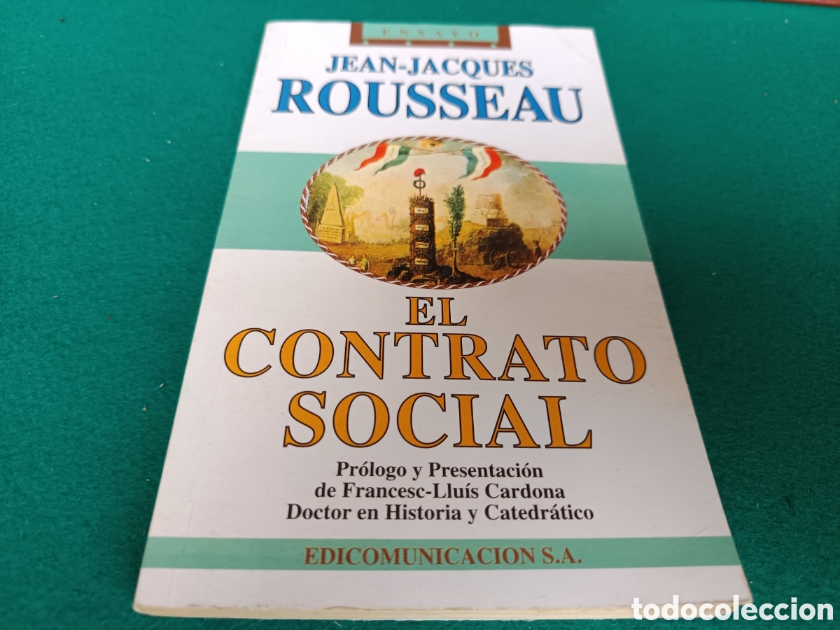 Libros de segunda mano: EL CONTRATO SOCIAL : JEAN - JACQUES ROUSSEAU
