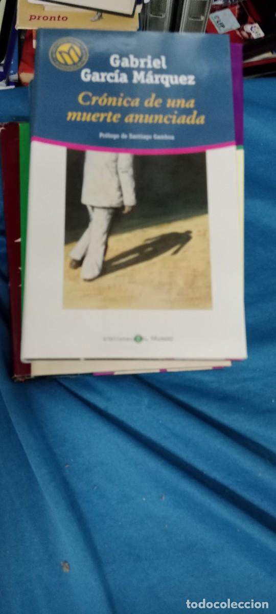Libros de segunda mano: CRONICA DE UNA MUERTE ANUNCIADA GABRIEL GARCIA MARQUEZ LIBRO GG-EX