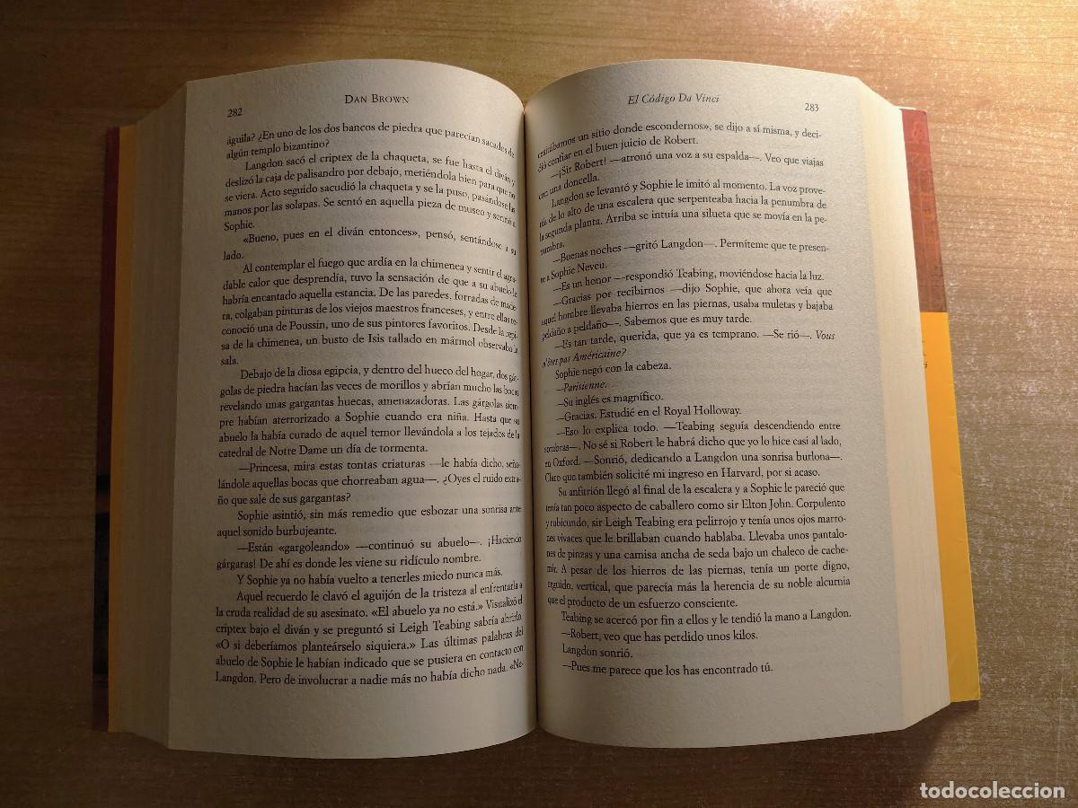 Libros de segunda mano: El C&oacute;digo da Vinci - Dan Brown - Ed. Urano, 2003 - Foto 2