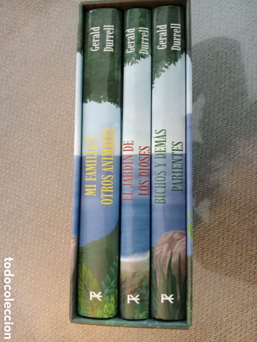 Libros de segunda mano: Gerald Durrell. Trilog&iacute;a de Corf&uacute;. Mi familia y otros animales Bichos dem&aacute;s parientes jard&iacute;n dioses