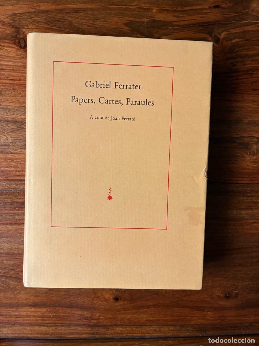 Libros de segunda mano: Papers, Cartes, Paraules. Gabriel Ferrater. Edicions del Papers Crema.