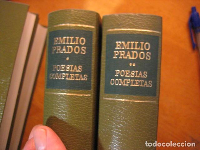 Libros de segunda mano: Poes&iacute;as Completas. Emilio Prados. 2 Tomos. Ed. Aguilar. Madrid, 1975-76 / BUEN ESTADO