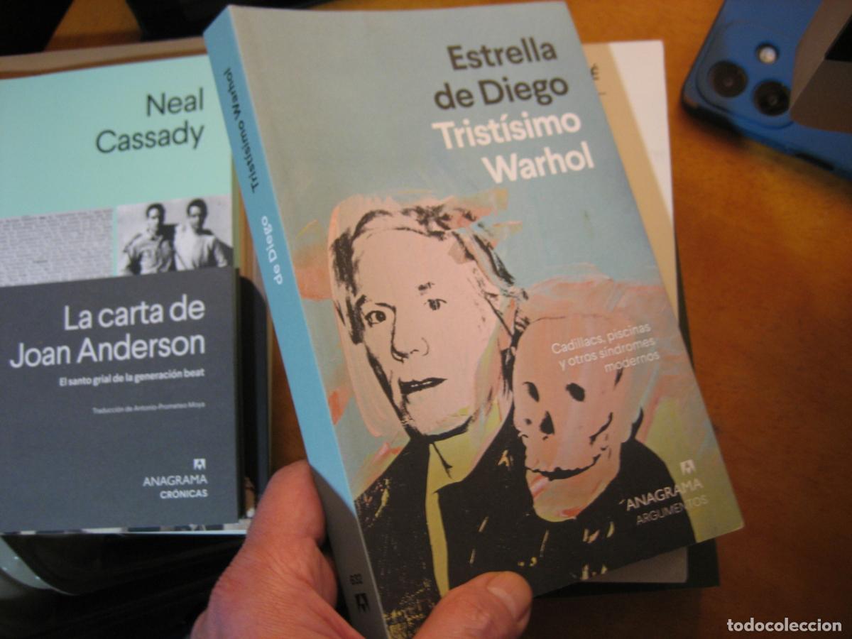 Libros de segunda mano: TRIST&Iacute;SIMO WARHOL ( ANDY ) - de Diego, Estrella ANAGRAMA ARGUMENTOS NUEVO!!