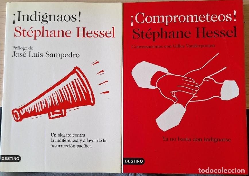 Libros de segunda mano: &iexcl;COMPROMETEOS! &iexcl;INDIGNAOS! 2 LIBROS POR 5 EUROS. - HESSEL, Stephane.