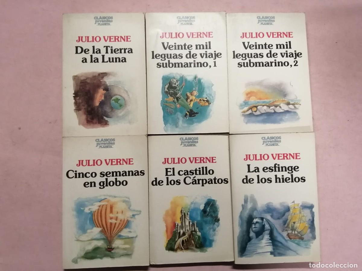 Libros de segunda mano: LOTE 6 NOVELAS JULIO VERNE