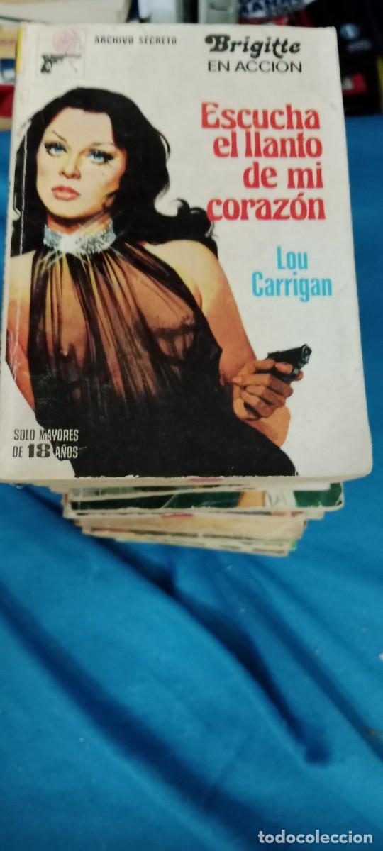 Libros de segunda mano: NOVELA BRIGITTE EN ACCION ESCUCHA EL LLANTO DE MI CORAZON LOU CARRIGAN LIBRO E-ARY