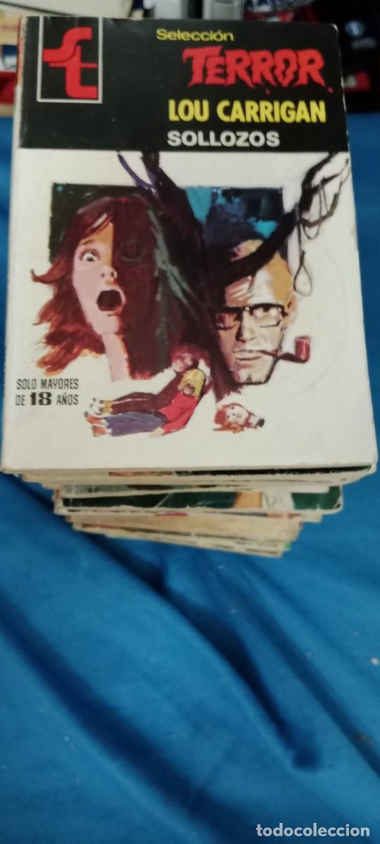 Libros de segunda mano: NOVELA TERROR - SOLLOZOS POR LOU CARRIGAN LIBRO E-ARY